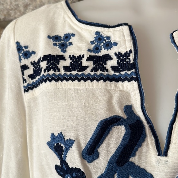 Free People drop waist long sleeve dress - Picture 2 of 6